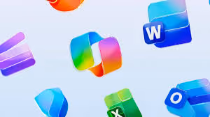 Icônes des applications Microsoft 365, dont Word, Excel et Outlook