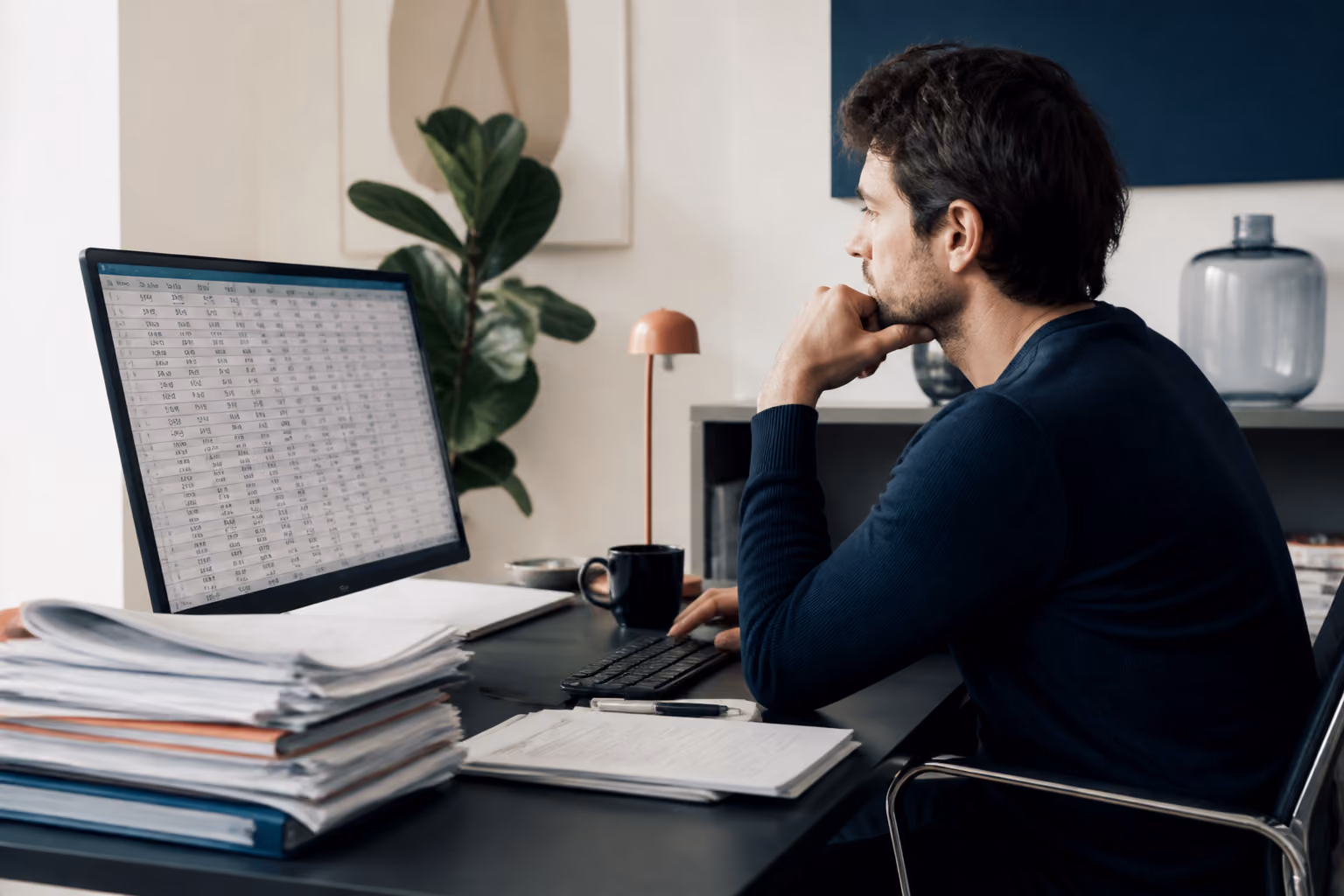 Illustration éditoriale pour l’article : Excel : pourquoi beaucoup de pros l’utilisent encore comme une machine à écrire.